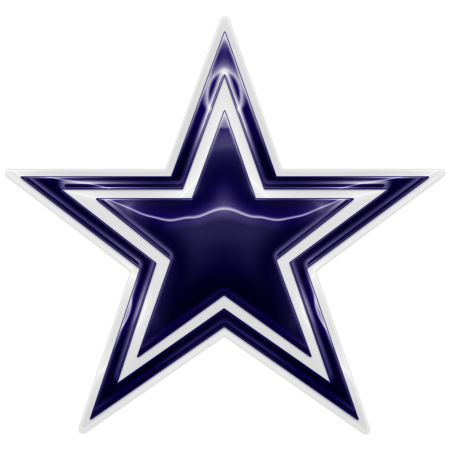 Dallas Cowboys Crystal Logo iron on paper